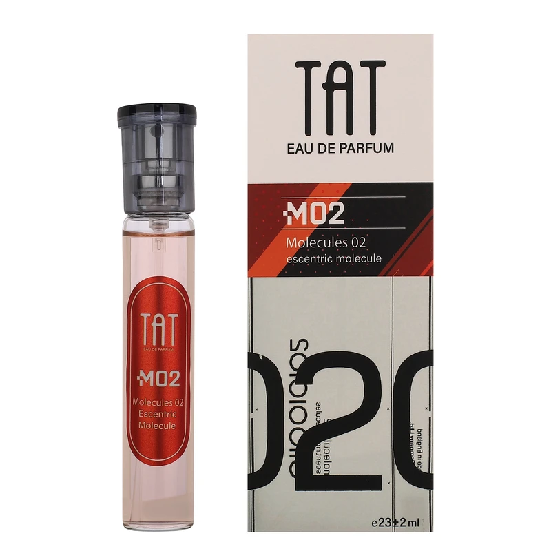 عطر جیبی مردانه تات مدل مولکول Molecules 020 حجم 25 میلی لیتر