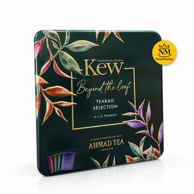 جعبه فلزی چای احمد Kew Beyond The Leaf - بسته 40 عددی