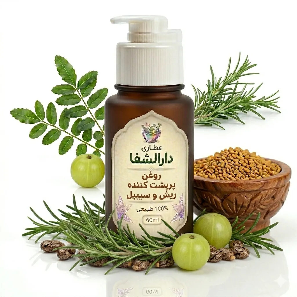 روغن پرپشت‌کننده ریش و سیبیل