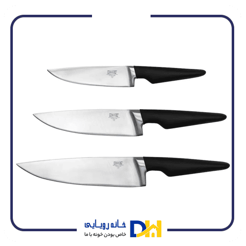 کارد سه سایز حرفه ای ایکیا VÖRDA