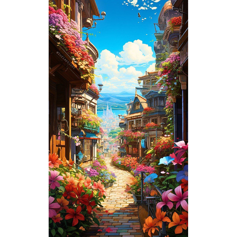 تابلو نقاشی الماسی بزرگسال کد 3313