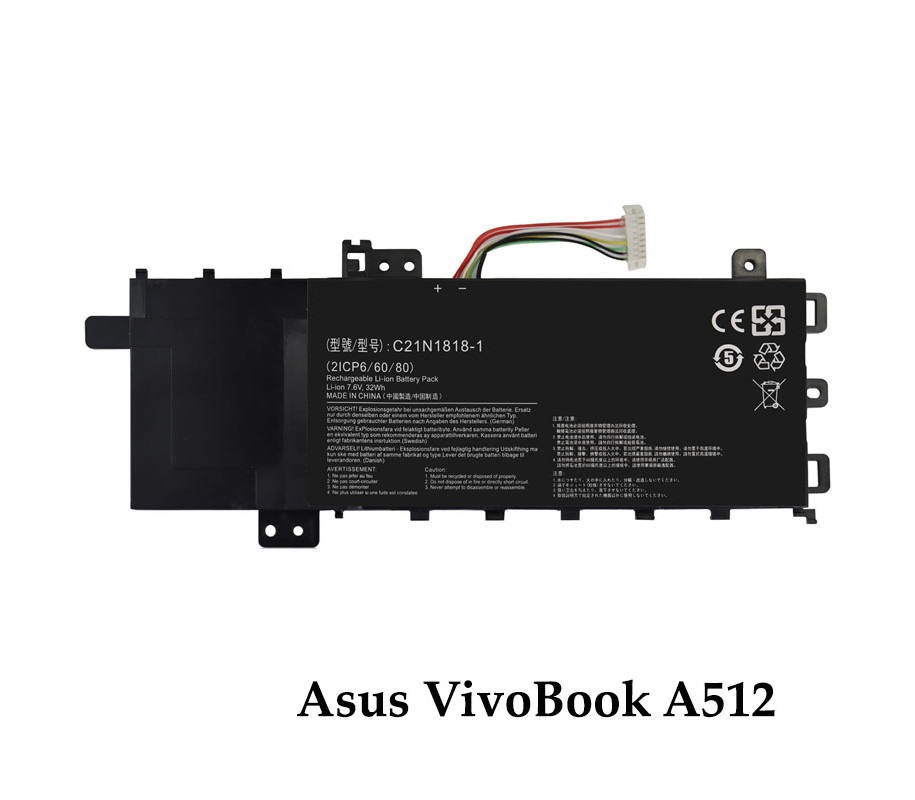 باتری 2 سلولی B21N1818 لپ تاپ ایسوس VivoBook X509