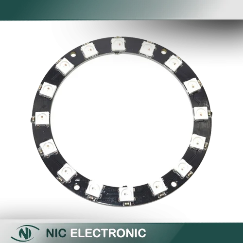 ماژول LED RGB حلقه ای 16 تایی WS2812