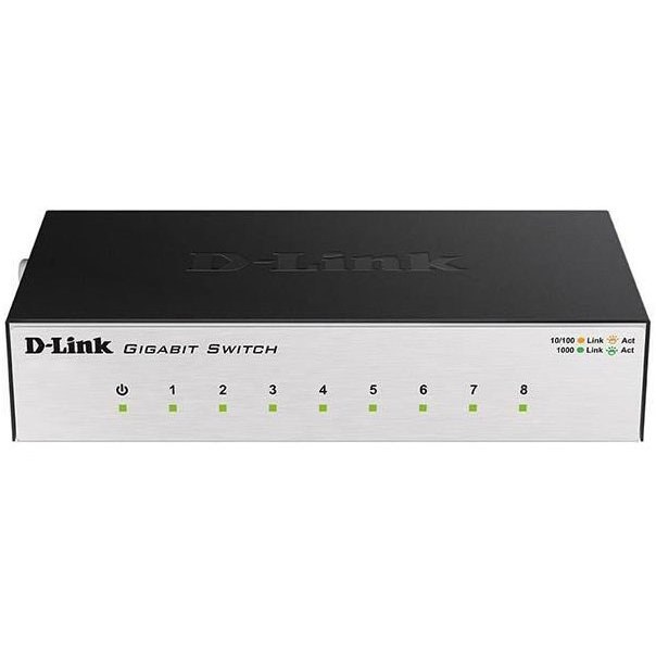 سوییچ 8 پورت گیگابیتی دی لینک مدل DGS-F108