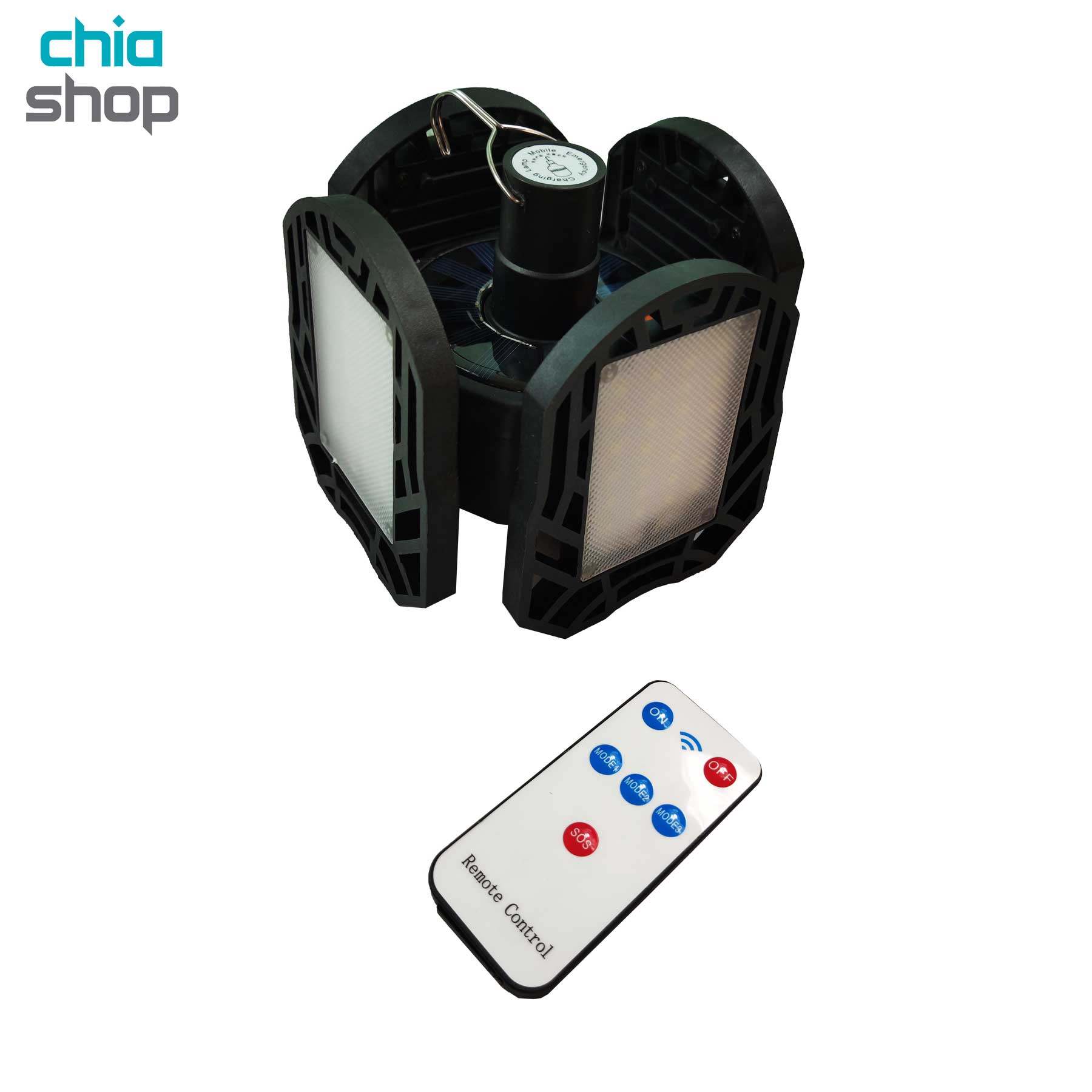 چراغ چادر شارژی خورشیدی کنترل دار مدل XF-702