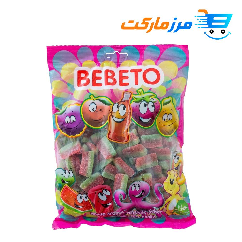 پاستیل ببتو BEBETO مدل هندوانه شکری 1کیلوگرمی