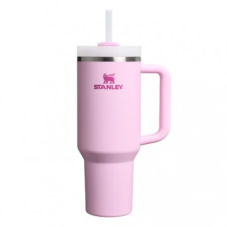 ماگ دسته دار استنلی مدل Quencher Tumbler H2.0 ظرفیت ۱.۲ لیتر رنگ صورتی