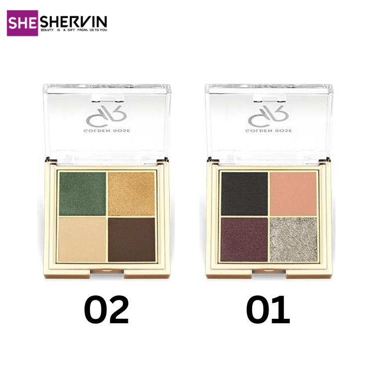 سایه چهار رنگ کواترو گلدن رزGolden Rose Quattro Eyeshadow Palette