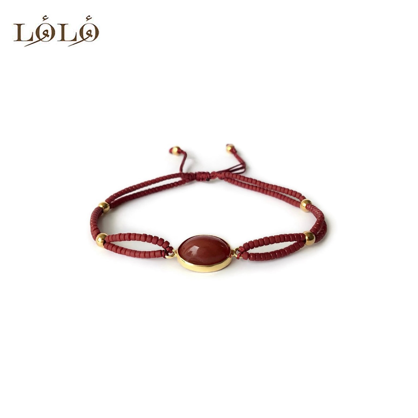 دستبند نقره عقیق