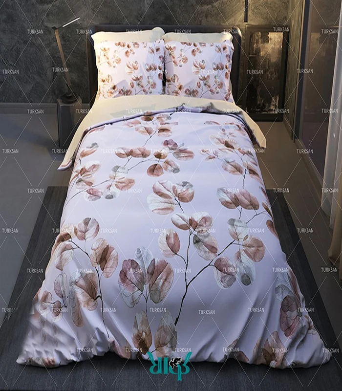 روتختی یک نفره طرح شاخه و برگ پاییز کد d330