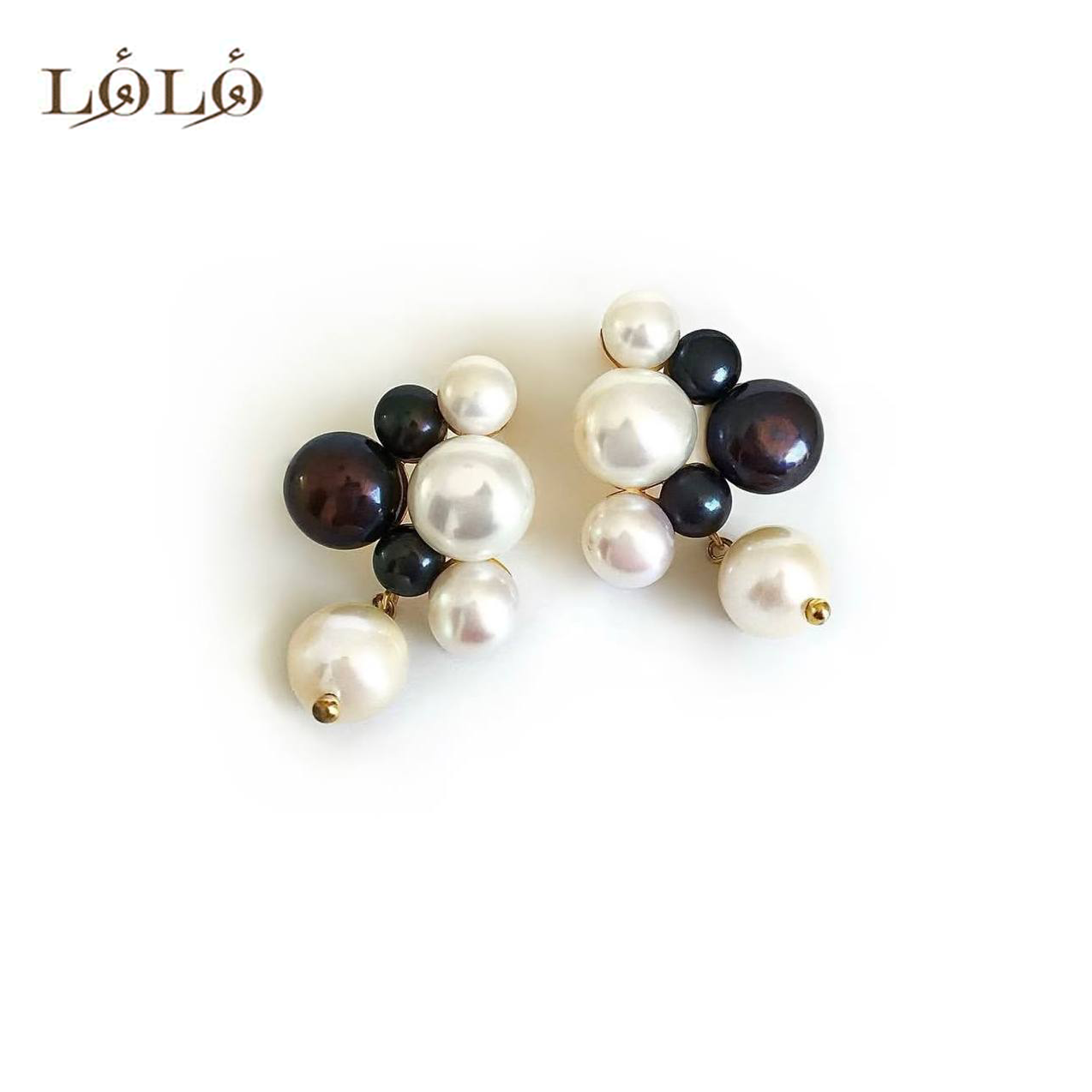 گوشواره نقره درگونه