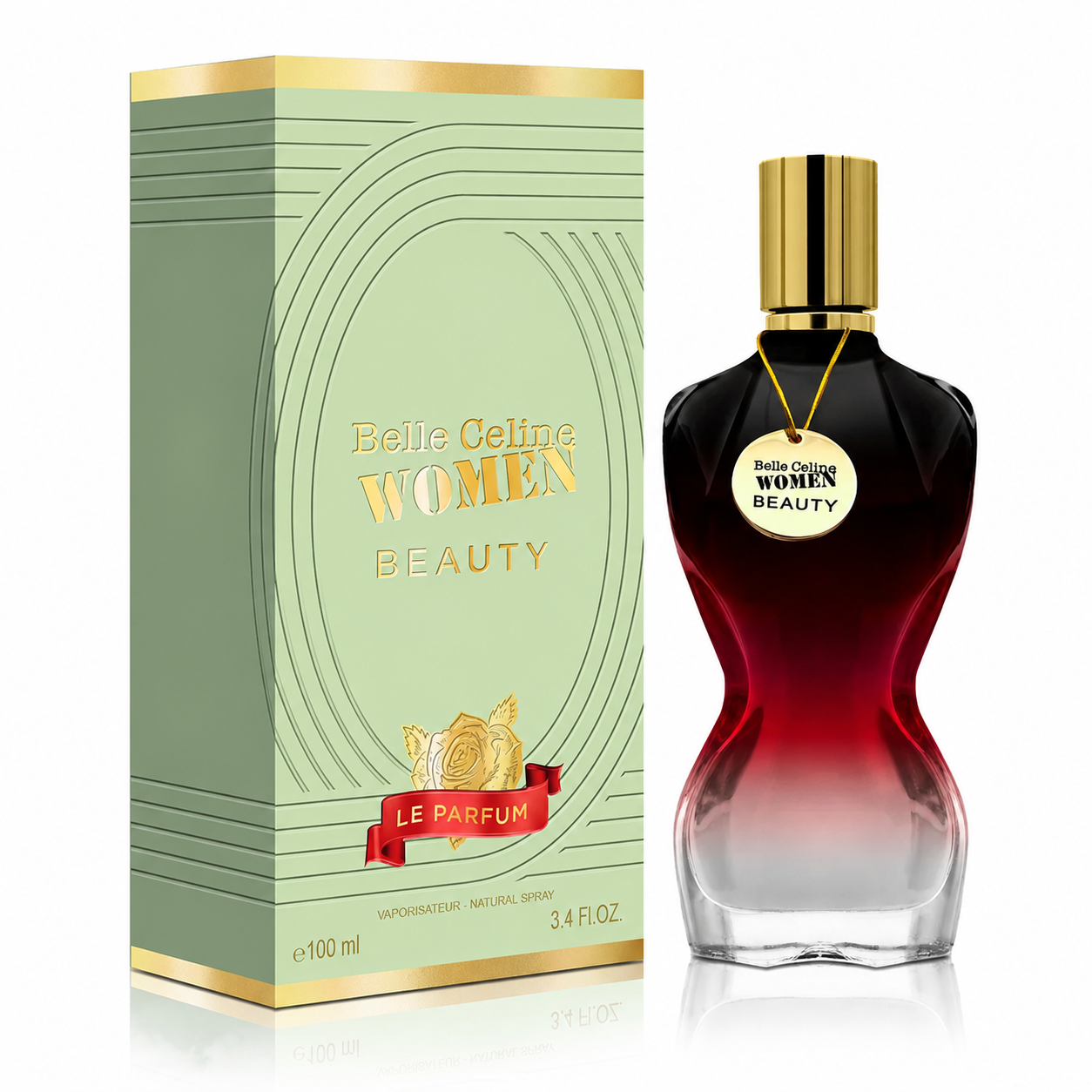 عطر ادکلن بله سلین وومن بیوتی فراگرنس ورد رایحه ژان پل گوتیه لا بل له پرفیوم حجم 100میل Belle Celine WOMEN BEAUTY