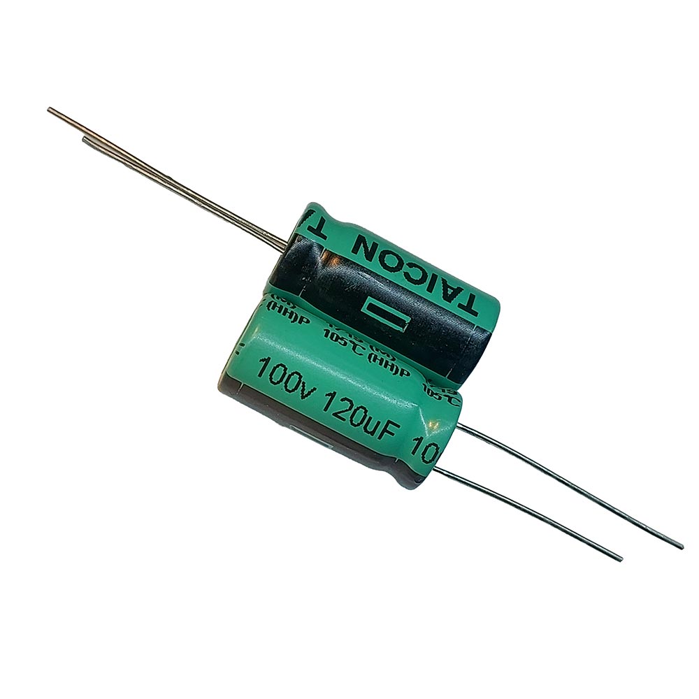 خازن الکترولیتی 120uF / 100V مارک TAICON (HH)