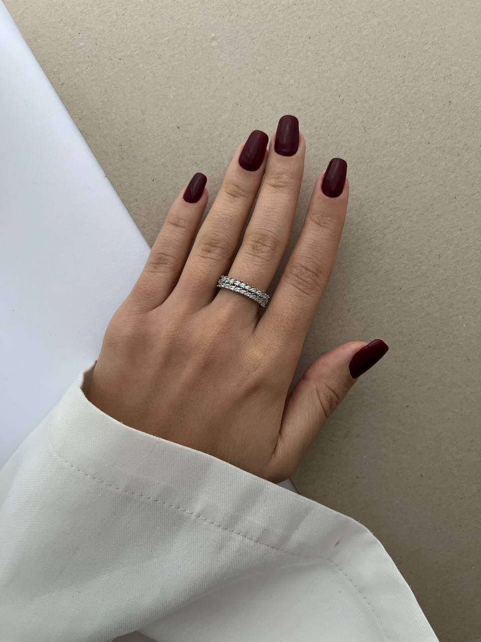 انگشتر دو ردیفه تنیسی