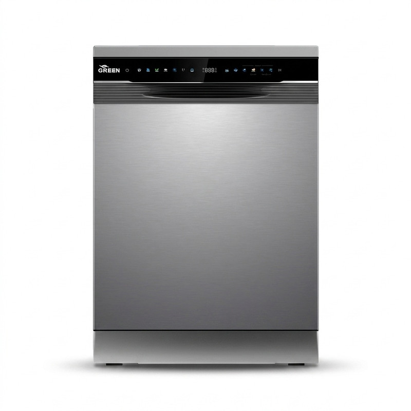 ماشین ظرفشویی 14 نفره گرین پی جی دبلیو مدل GDW1407A-S - نقره ای