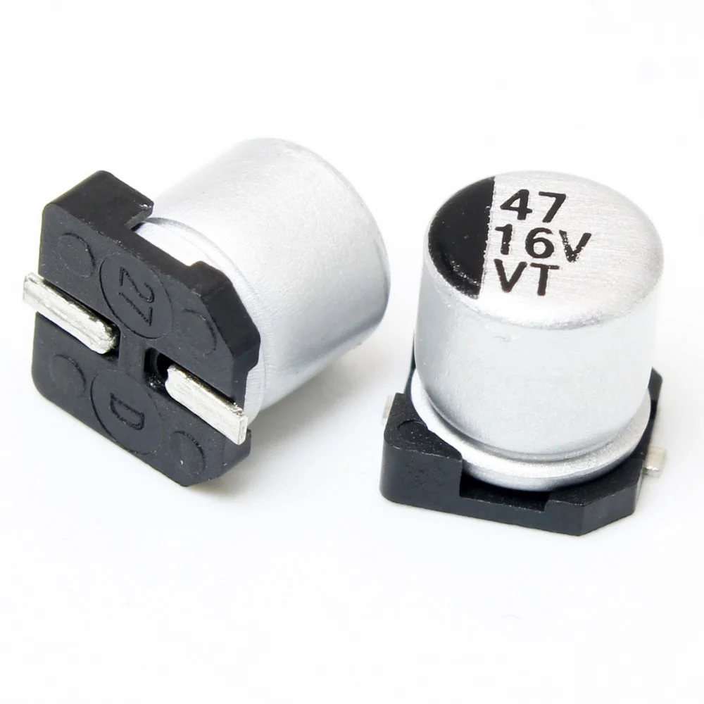 خازن الکترولیت اس ام دی 47UF/16V SMD (5X5.4MM)