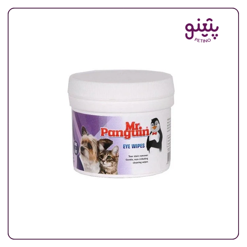 پد تمیز کننده چشم سگ و گربه مستر پنگوئن