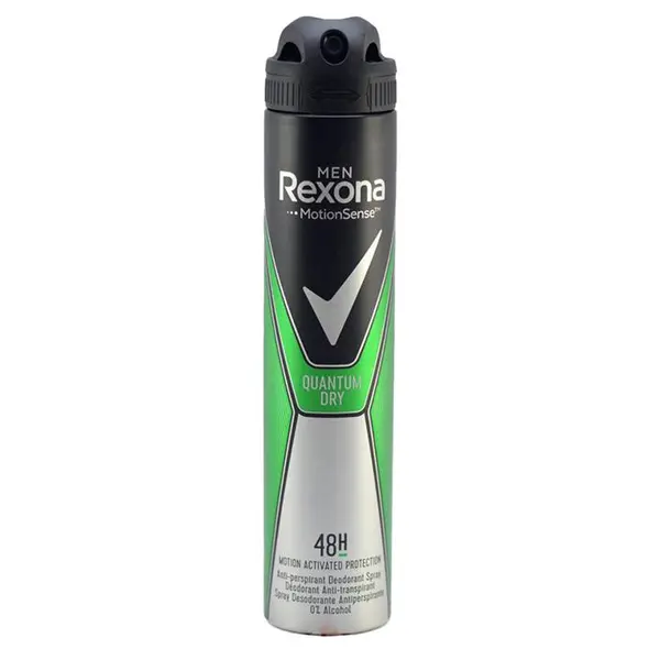 اسپری ضد تعریق مردانه رکسونا Rexona اصل ایتالیا | محافظت ۴۸ ساعته و تکنولوژی MotionSense™ - کوانتوم درای