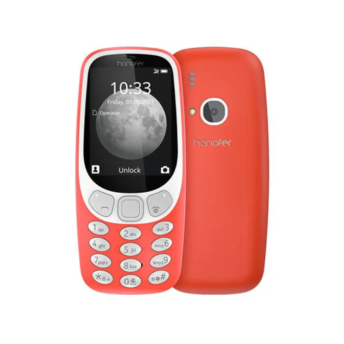 خرید موبایل هانوفر 3310 hanofer دارای دو سیم کارت با پشتیبانی زبان فارسی