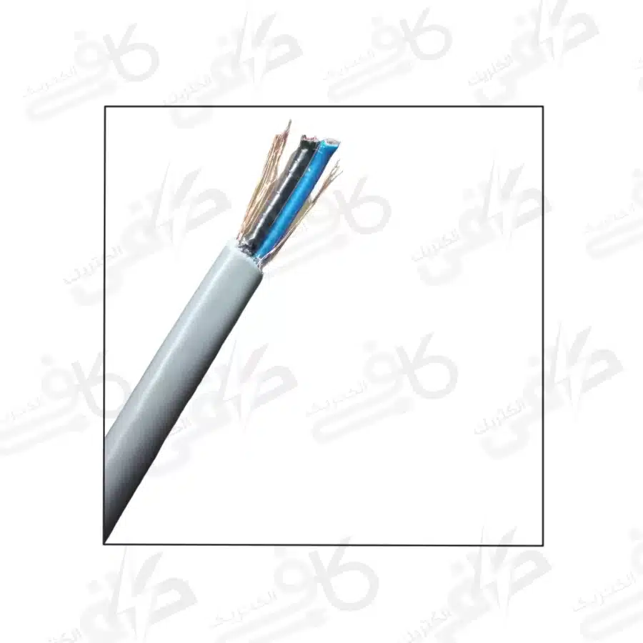 کابل 1.5*2 شیلدار -  2*1.5 - کابل دو در یک و نیم شیلدار - قرقره - لوشان