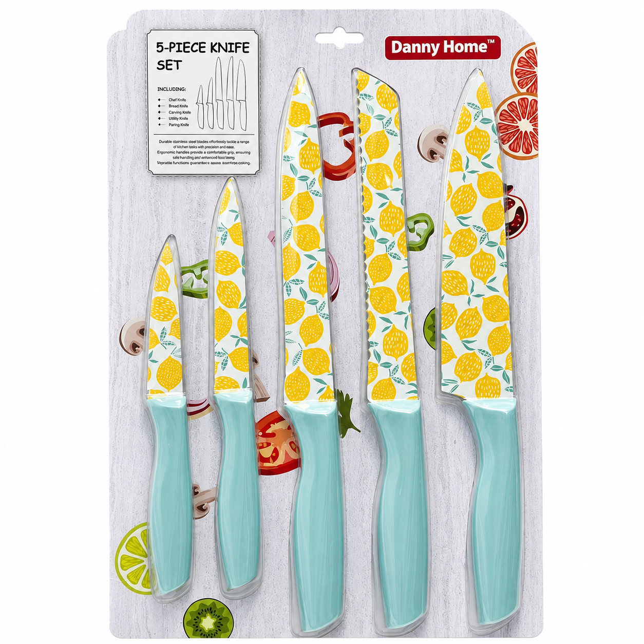 سرویس چاقو ۵ تکه دنی هوم Danny Home|کد 6525