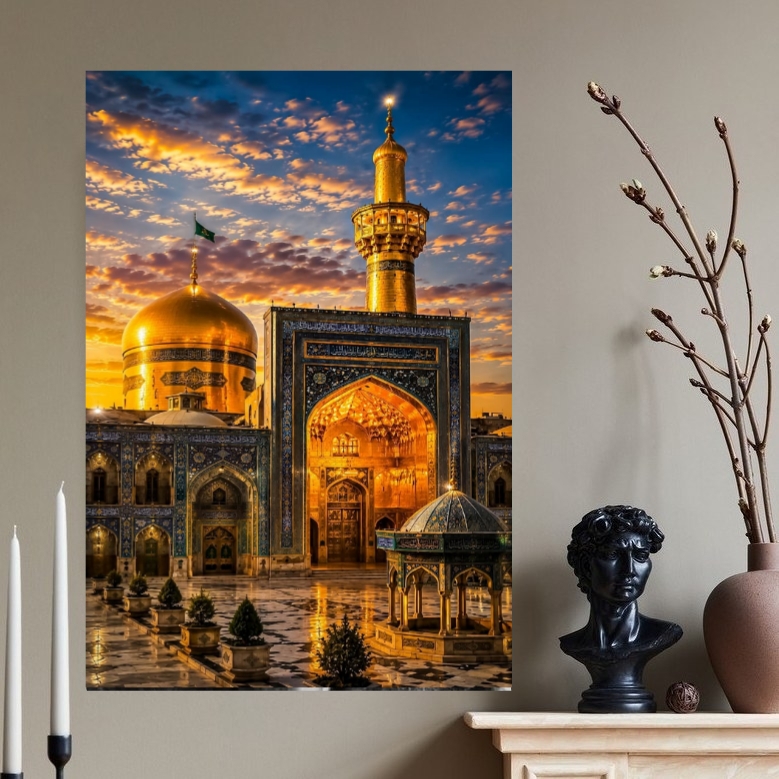 تابلو شاسی حرم امام رضا علیه السلام کد۹۰د