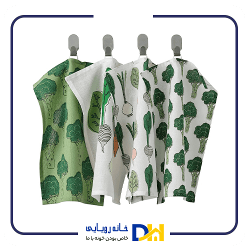 دستمال ۴تایی مدل بروکلی ایکیا TORVFLY