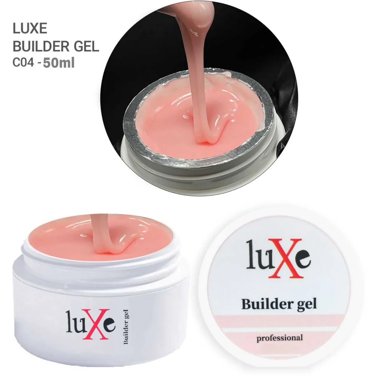 بیلدر ژل لوکسی 50 میل کد Luxe 04