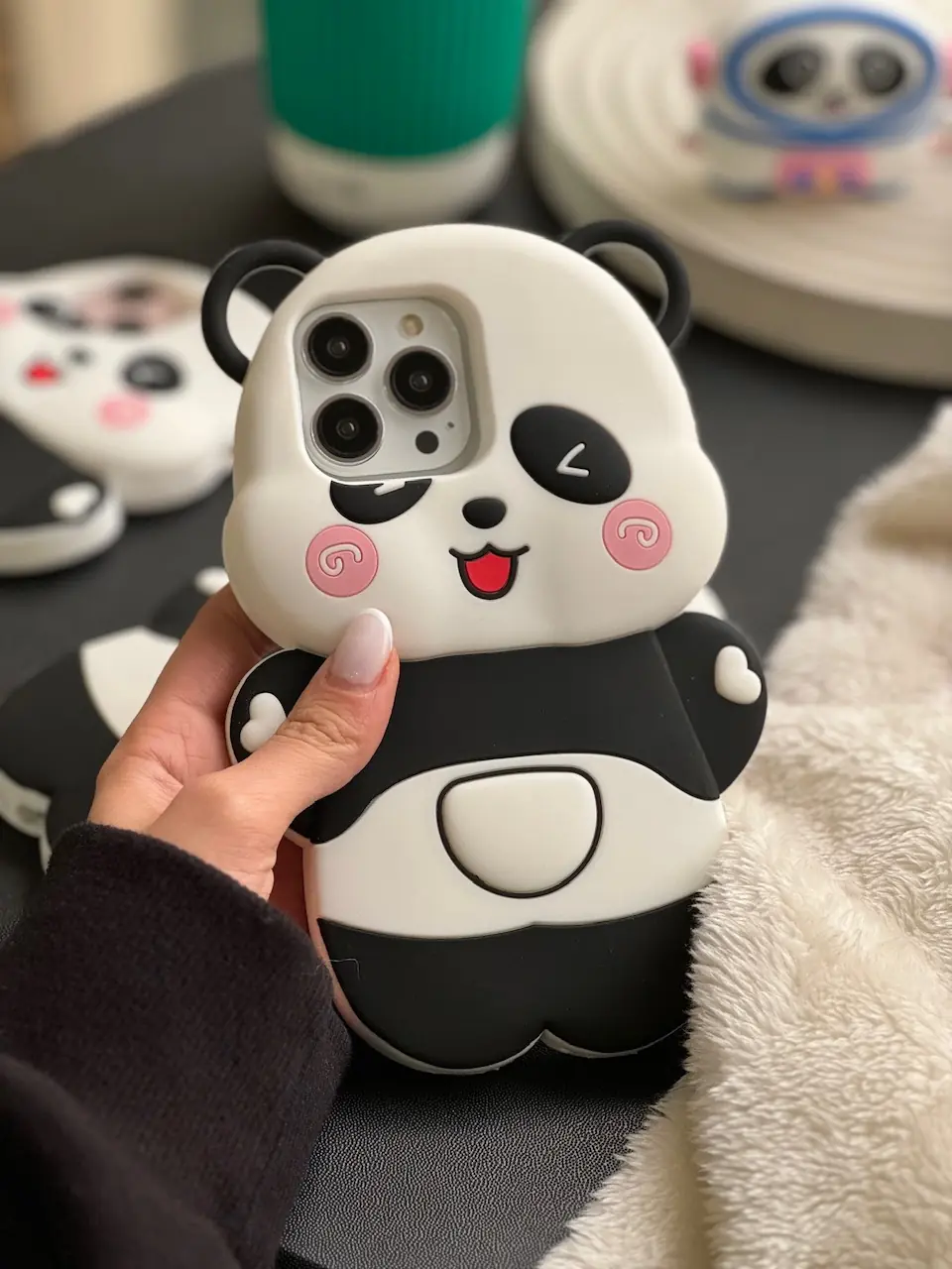 قاب Happy Panda سیلیکونی