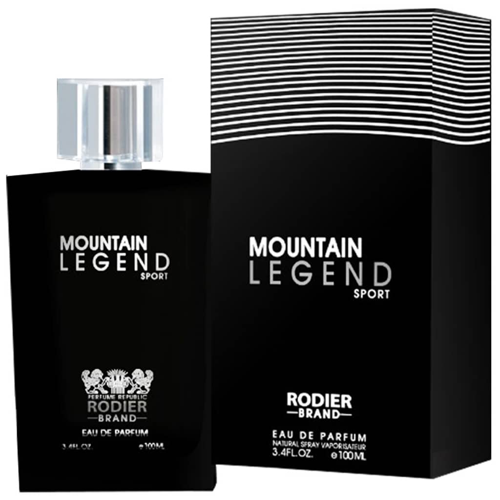 ادکلن مردانه رودیر مدل مونت لجند | MOUNTAIN LEGEND حجم ۱۰۰ میلی لیتر