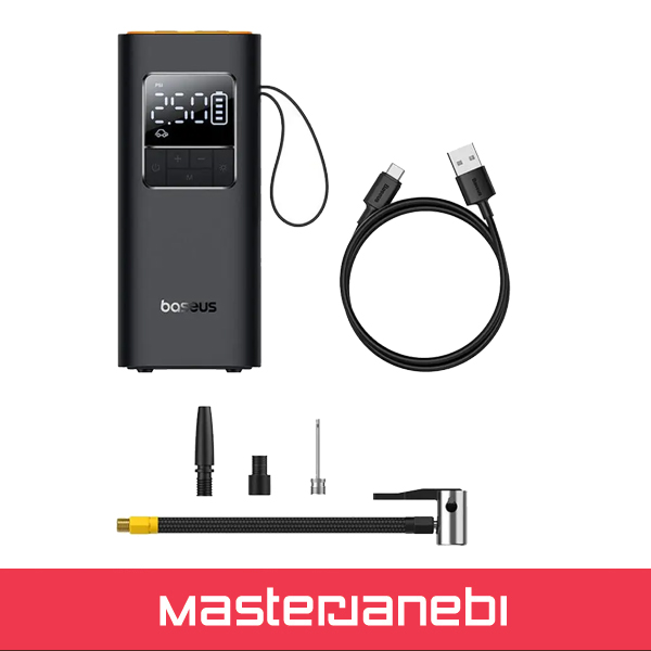 پمپ باد قابل حمل شارژی بیسوس Baseus SuperMini Pro Series Wireless Car Inflator BS-CG016