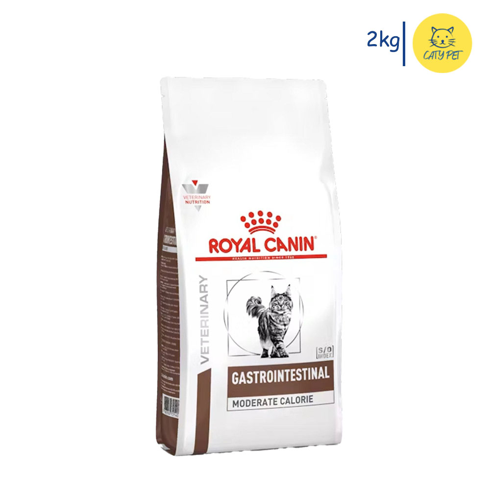 غذای خشک گربه رویال کنین گاسترواینتستینال Gastrointestinal Moderate Calorie وزن 2 کیلوگرم