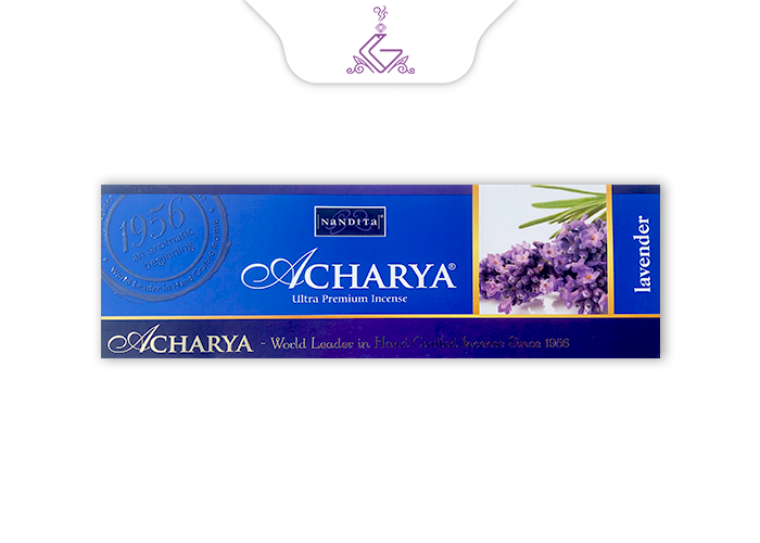 عود شاخه ای دست ساز آچاریا لوندر Acharya Lavender برند ناندیتا NANDITA