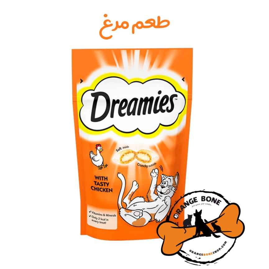 تشویقی گربه دریمیز طعم مرغ (60 گرم)