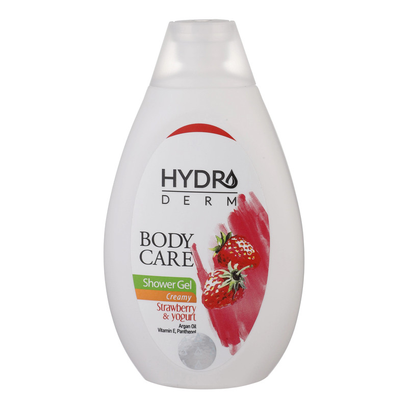 شامپو بدن کرمی هیدرودرم مدل توت فرنگی حجم 500ml