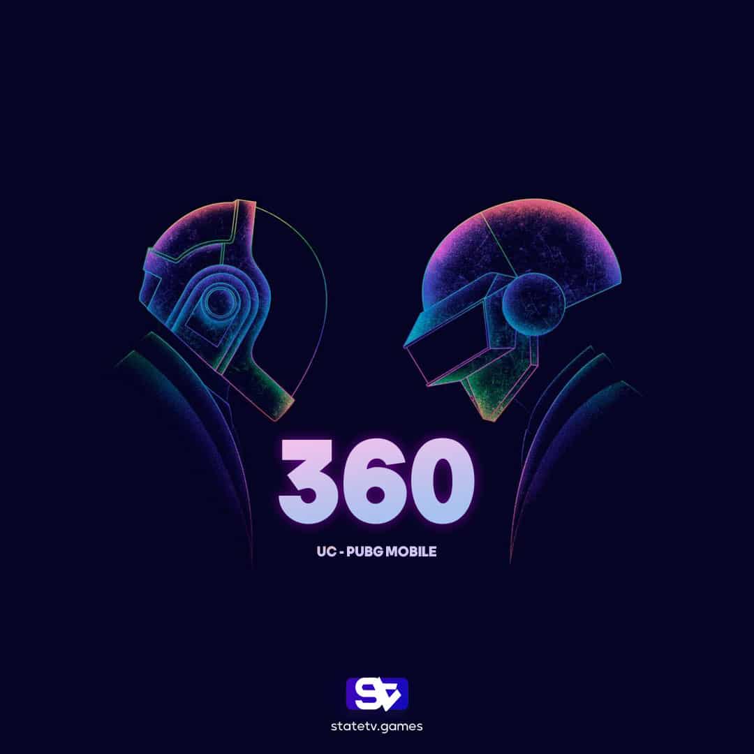 360 یوسی یکبار مصرف پابجی موبایل