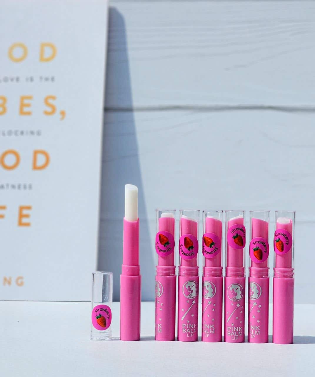 پک بالم لب حرارتی توت فرنگی PINK BALM