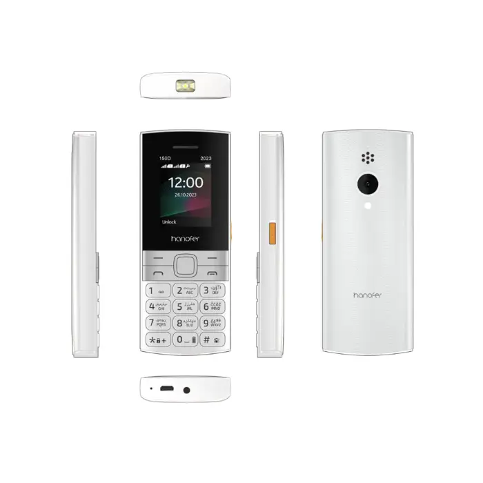 گوشی موبایل هانوفر مدل 150D (2023) حافظه 32 مگابایت - سفید