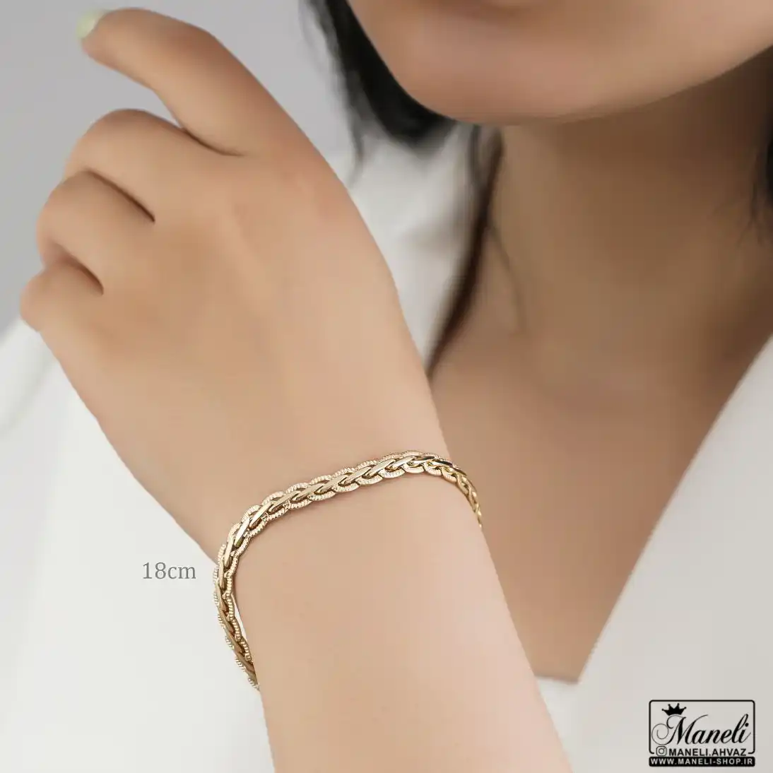 دستبند ژوپینگ زنانه اصل بدون نگین 14030334