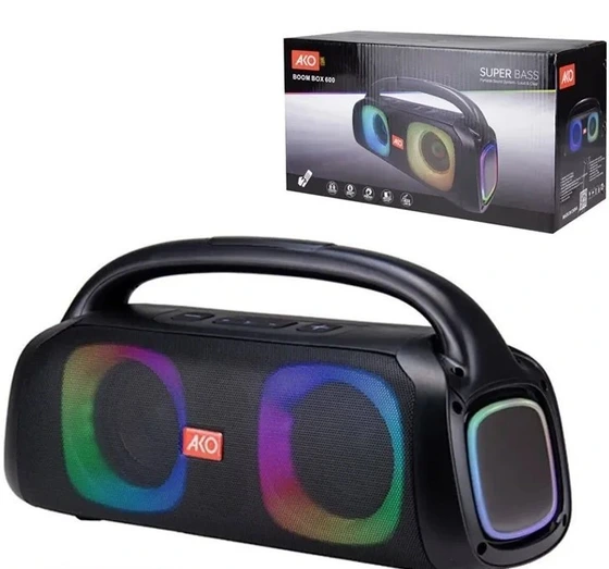 اسپیکر بلوتوثی قابل حمل آکو مدل Boom Box 600 با گارانتی 12 ماهه