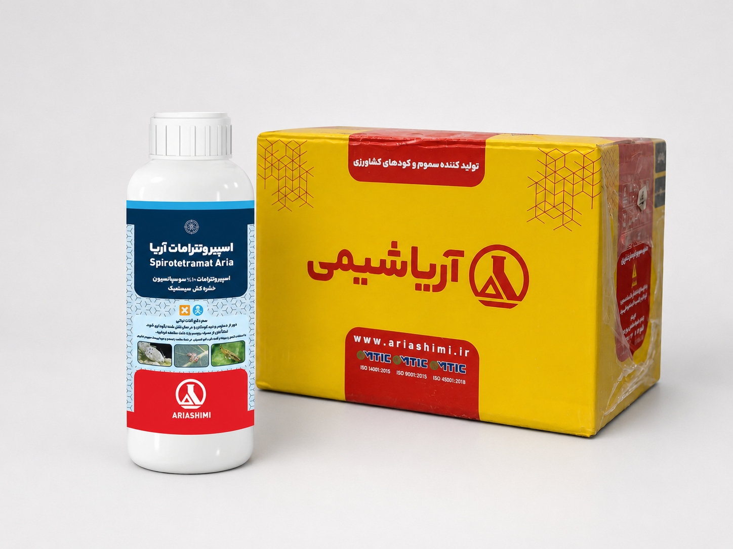 حشره‌کش اسپیروتترامات آریاشیمی ۱۰٪ SC (فروش عمده - کارتن ۱۲ عددی)
