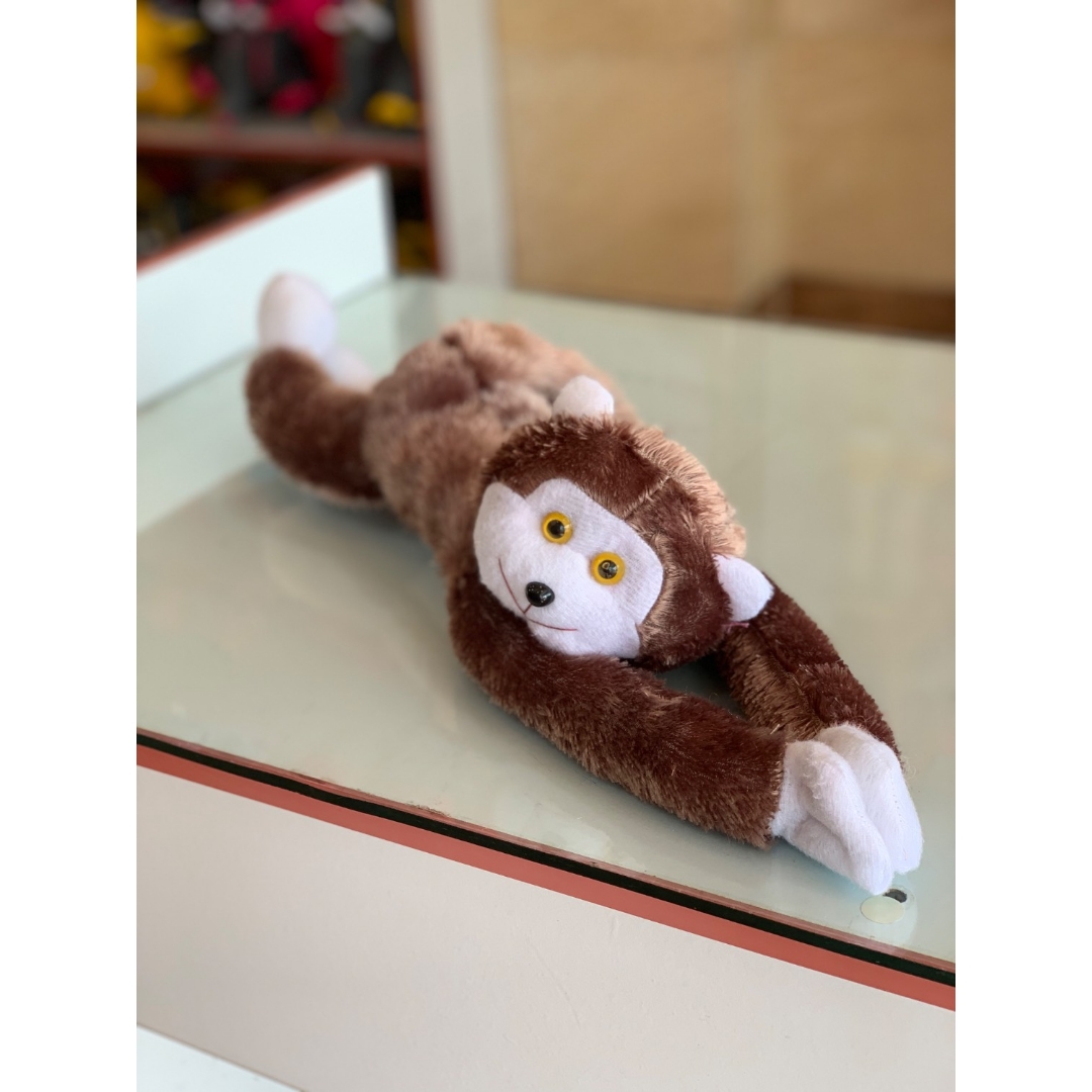 عروسک میمون سوزنی قهوه ای