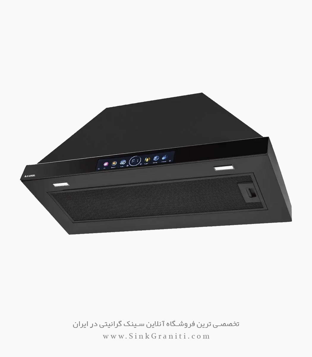 هود مخفی ایلیا استیل مدل آیدا مشکی سایز 70