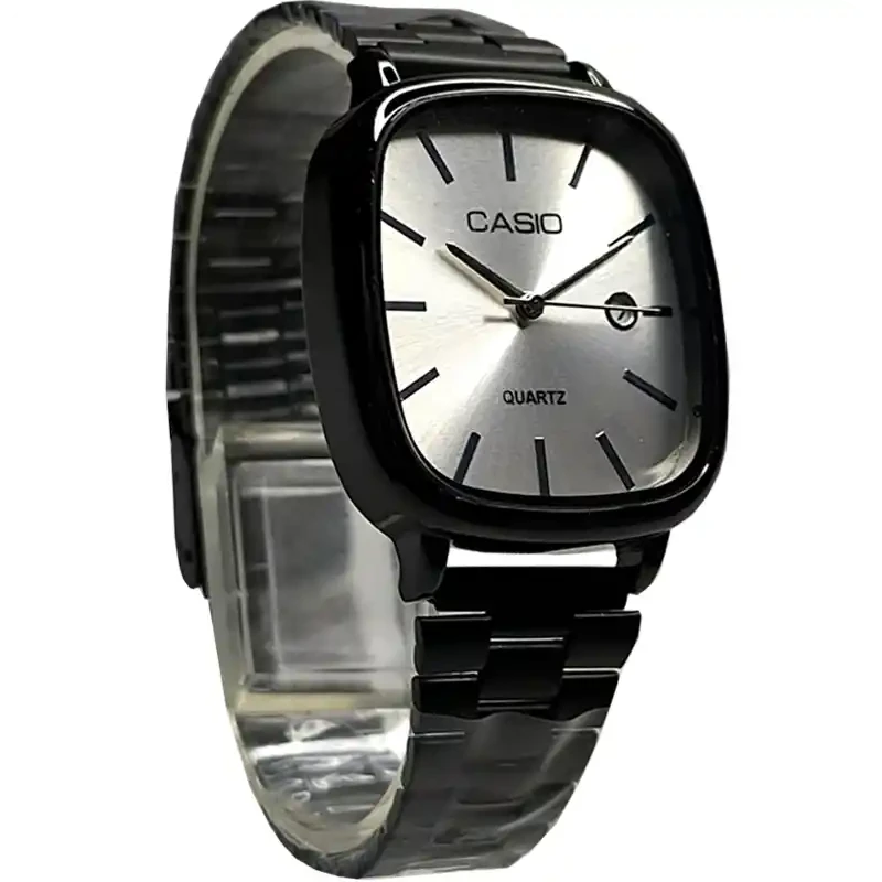 ساعت مچی مردانه کاسیو اولد مانی مشکی صفحه سیلور کد C1004
