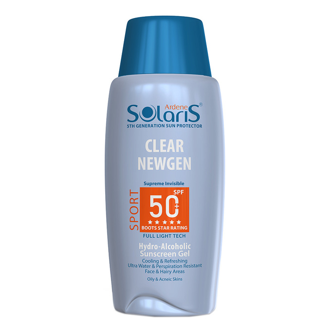 ژل هیدروالکلی ضد آفتاب بی رنگ کلیر نیوژن +SPF50 آردن 100 میلی لیتر