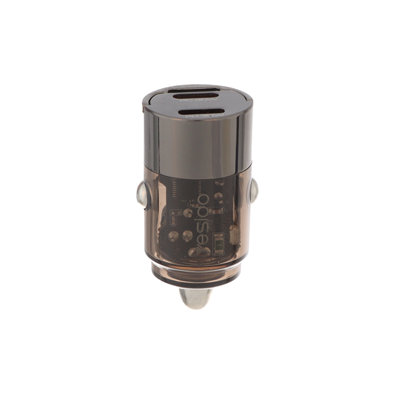 شارژر فندکی PD و فست دو پورت Yesido مدل Y69 30W - مشکی