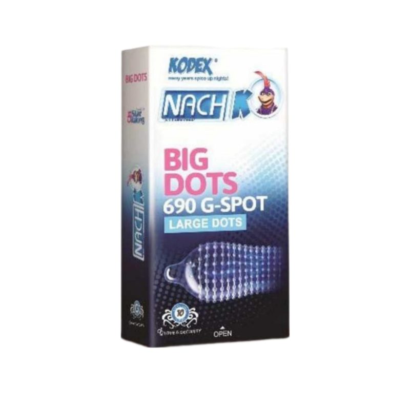 کاندوم خاردرشت بیگ داتس کدکس Big Dots بسته 10 عددی انقضا 2030