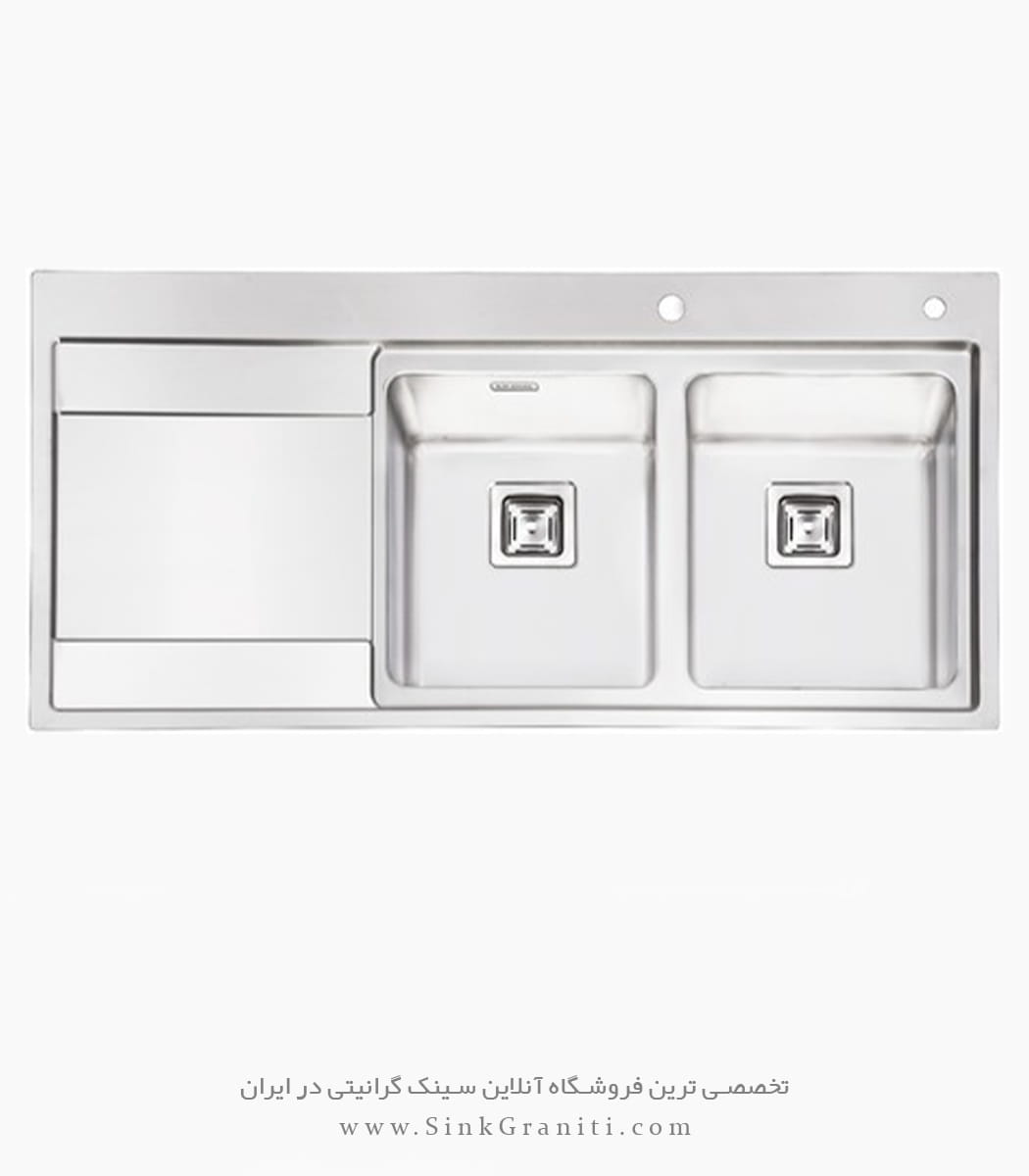 سینک ایلیا استیل مدل 2085 توکار فلاش مونت