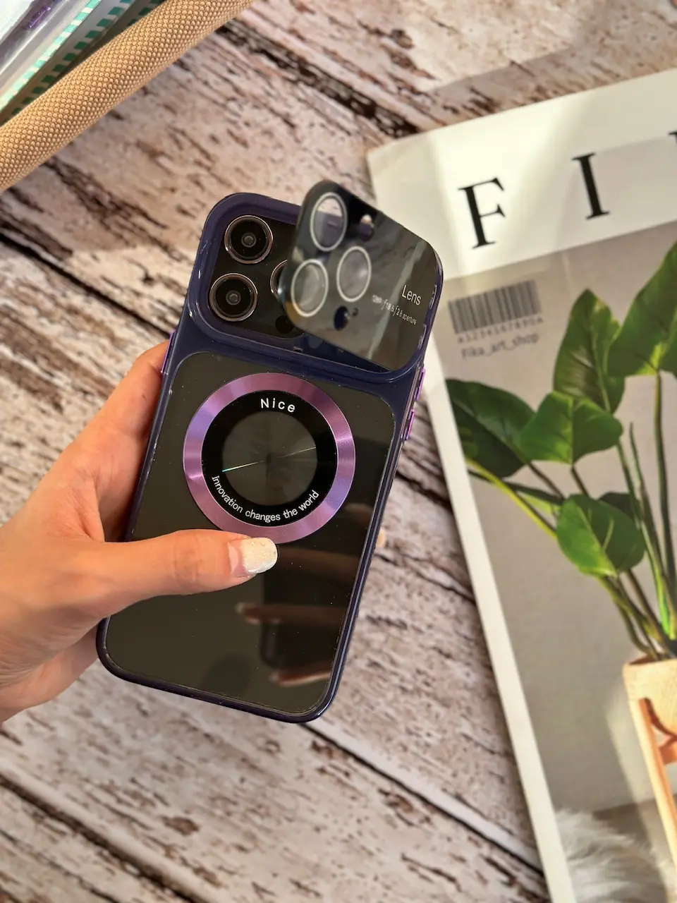 قاب Purple Lens استند شو (کدC1446)