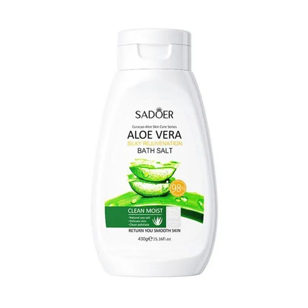 نمک حمام بدن آلوئه ورا ۹۸٪ سادور | SADOER Aloe Vera 98% Bath Salt